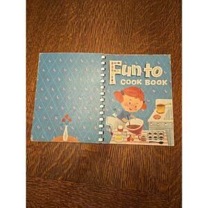 Fun to Cook Book By Margie Blake Carnation Company Spiral Bound Vintage 1955